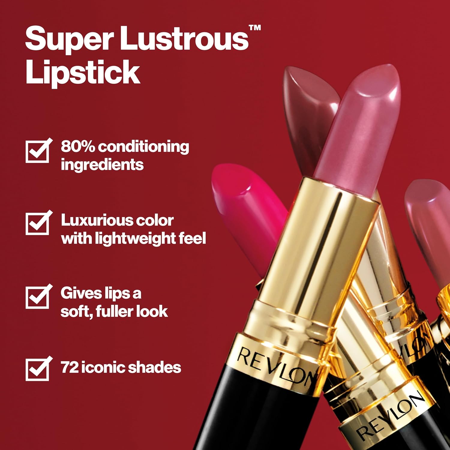 Revlon Super Lustrous Lipstick, 4.2 g, Number 420, Blushed-2