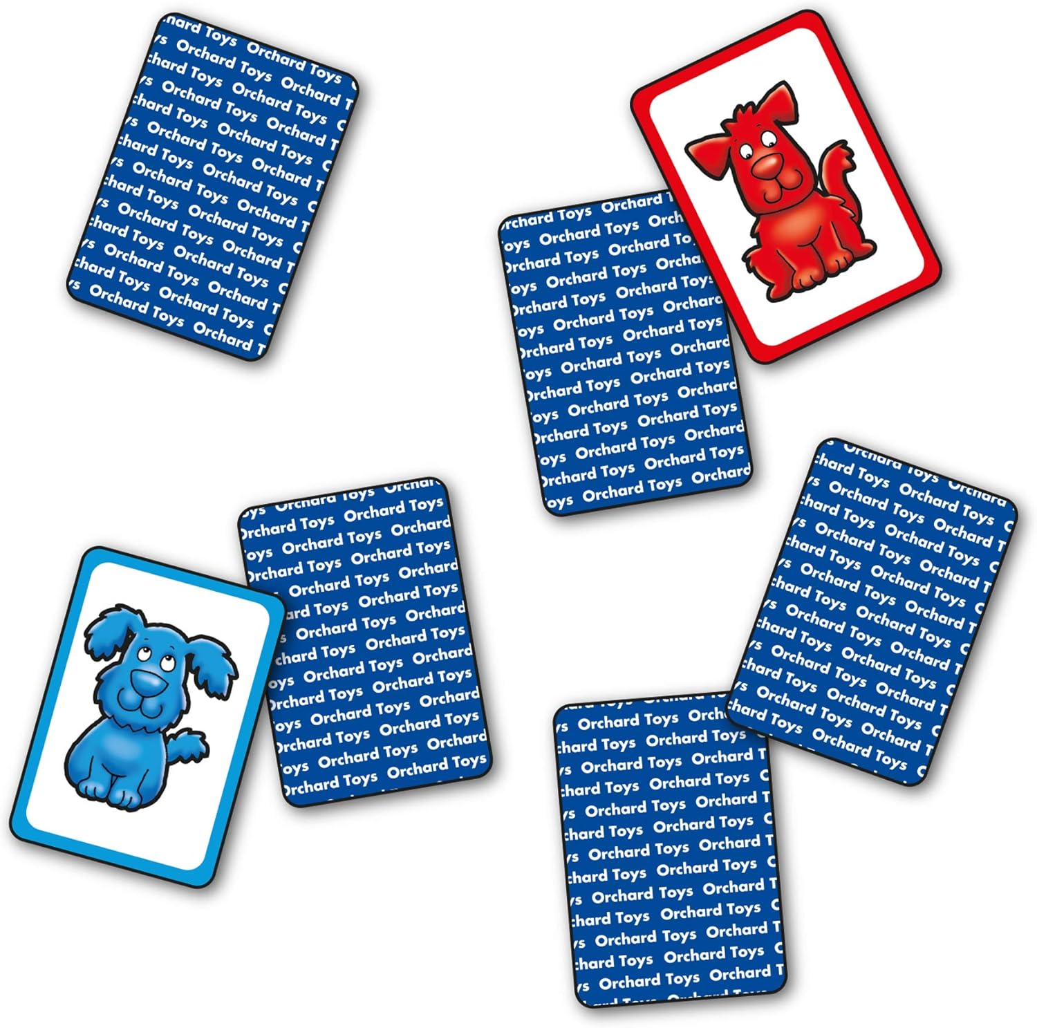 Orchard Toys Red Dog Blue Dog Lotto Game, A Fun First Matching and Memory Game, Perfect For Children Aged 2-5, Develops Memory Skills-3