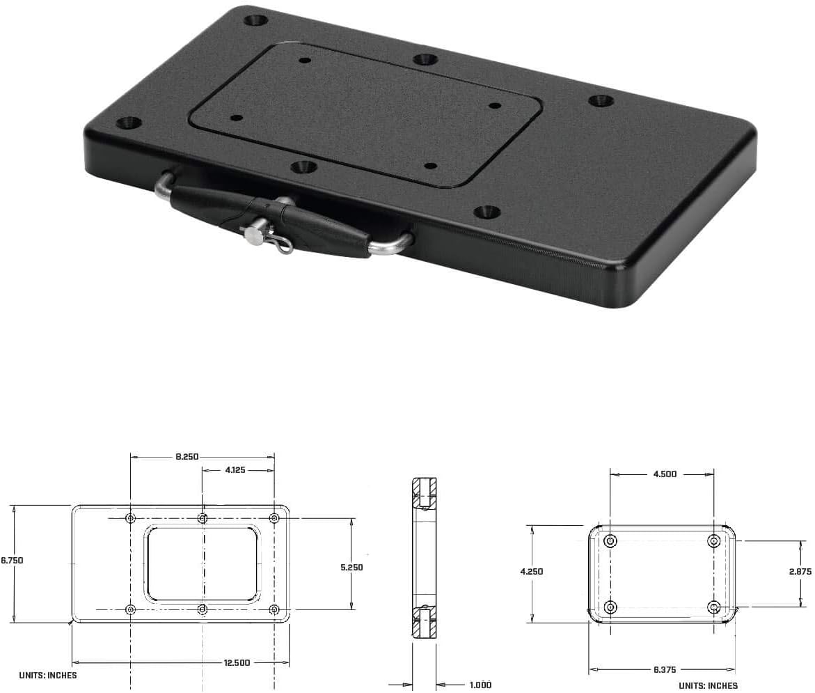 Minn Kota 1854021 MKA-21 Composite Quick Release Bracket (Terrova and PD Motors)-1