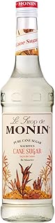 MONIN Premium Pure Cane Sugar Syrup 700ml for Cocktails and Coffees. Vegan-Friendly, Allergen-Free, 100% Natural Flavours and Colourings