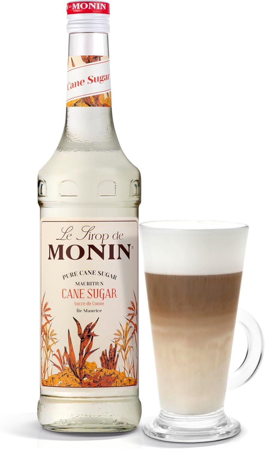 MONIN Premium Pure Cane Sugar Syrup 700ml for Cocktails and Coffees. Vegan-Friendly, Allergen-Free, 100% Natural Flavours and Colourings-3