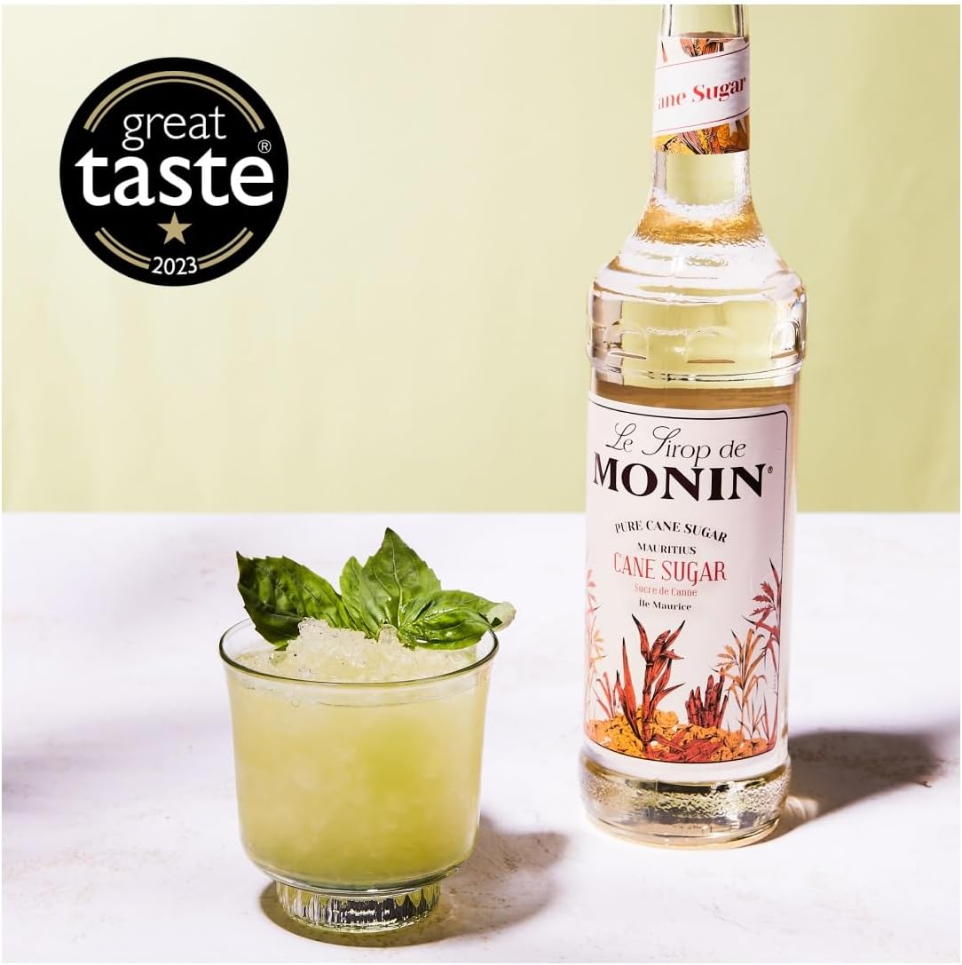 MONIN Premium Pure Cane Sugar Syrup 700ml for Cocktails and Coffees. Vegan-Friendly, Allergen-Free, 100% Natural Flavours and Colourings-4