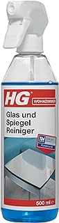 HG Glass and Mirror Cleaner, Streak-Free Glass Cleaner, Effectively Removes Grease & Dirt from Windows & Surfaces Quickly - 500ml Spray (142050106)(Packing May Vary)