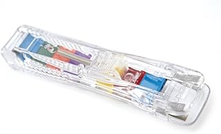 Rapesco RC4025MC Supaclip 40 See Through Dispenser and 25 Refill Clips in Assorted Colours