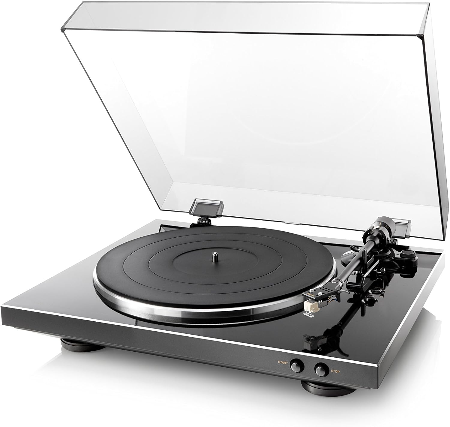 Denon DP-300F Turntable for Audio Device - Black-0