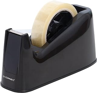 Q-Connect Tape Dispenser Extra Large for 25mm x 33/66m Tape Black