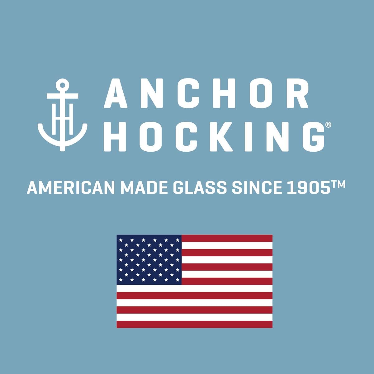 Anchor Hocking Glass Storage Pot Heritage, White, 23 x 23 x 34.5 cm-7