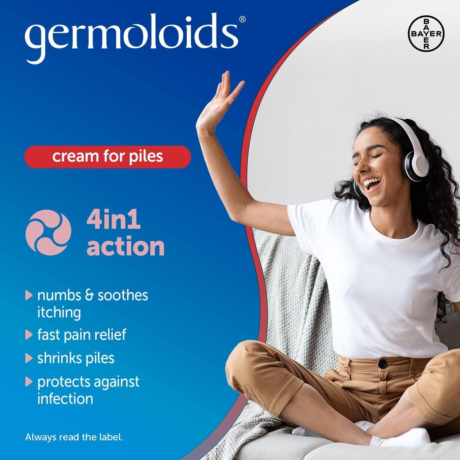 Germoloids Haemorrhoid Cream, Piles Treatment with Anaesthetic to Numb the Pain & Itch, 55 g, Pack of 1, (Packing may vary).-2