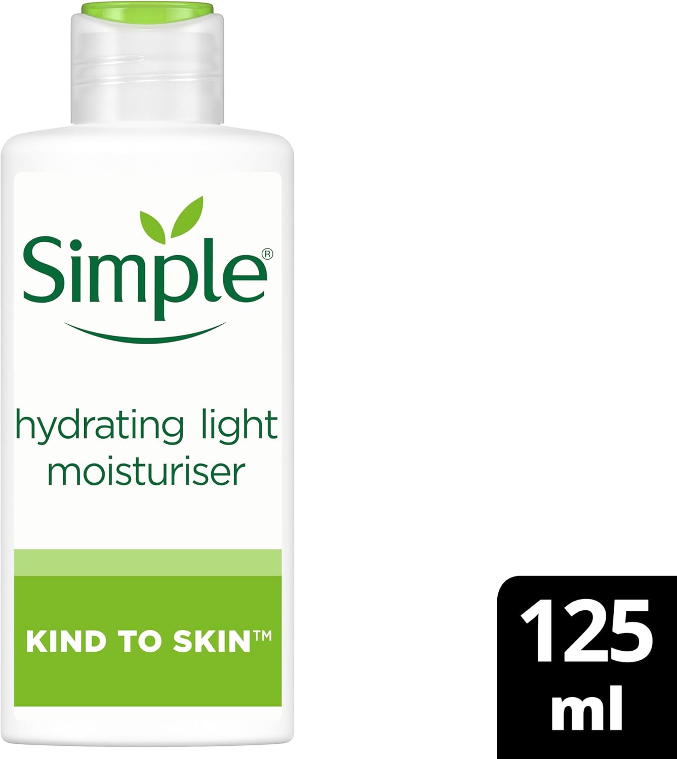 Simple Kind to Skin Hydrating Light Moisturiser Skin Care Product with Pro-Vitamins B5 and E for 12-Hour Moisturisation 125 ml-1