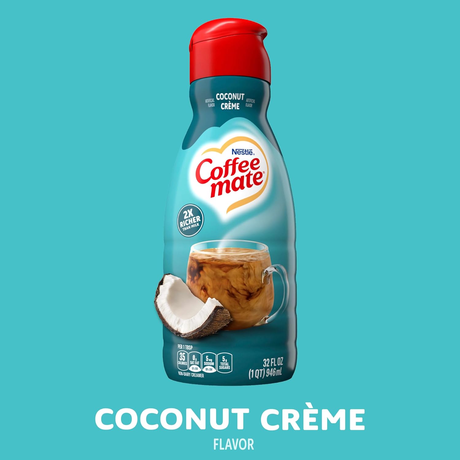 Nestle Coffee mate Coconut Creme Liquid Coffee Creamer 946ml-2