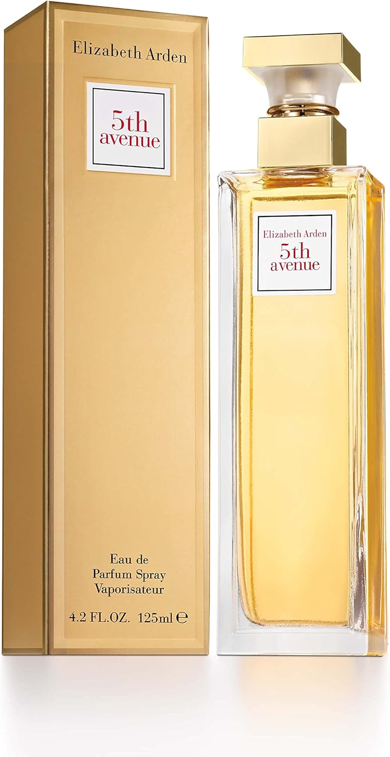 Elizabeth Arden 5th Avenue Eau de Parfum Spray, 125ml, Fresh Floral Fragrance, Luxury Perfume for Women-1