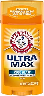 Arm & Hammer Ultra Max Invisible Solid Antiperspirant Deodorant, Cool Blast, 2.6 Oz