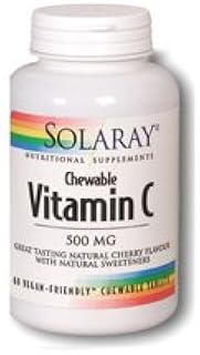 SOLARAY Chewable Vitamin C 500 mg | 60 Tablets