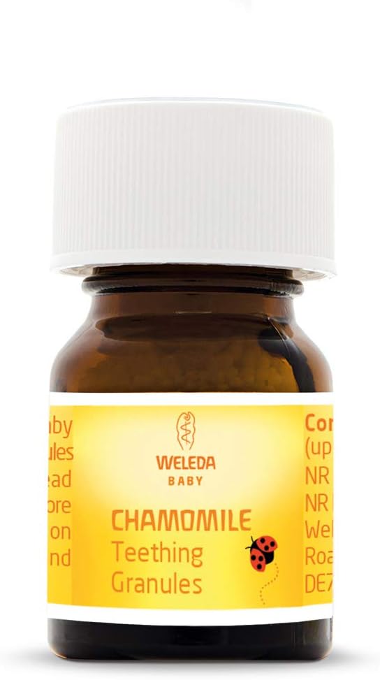 Weleda Teething Granules for Baby with Chamomilla, Baby Teething, Teething Pain, Homeopathic Medicinal Product, Vegan, 15g-2