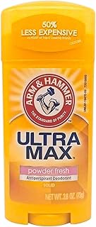 Arm And Hammer Ultramax Deodorant Antiperspirant Invisible Solid, Powder Fresh - 2.6 Oz