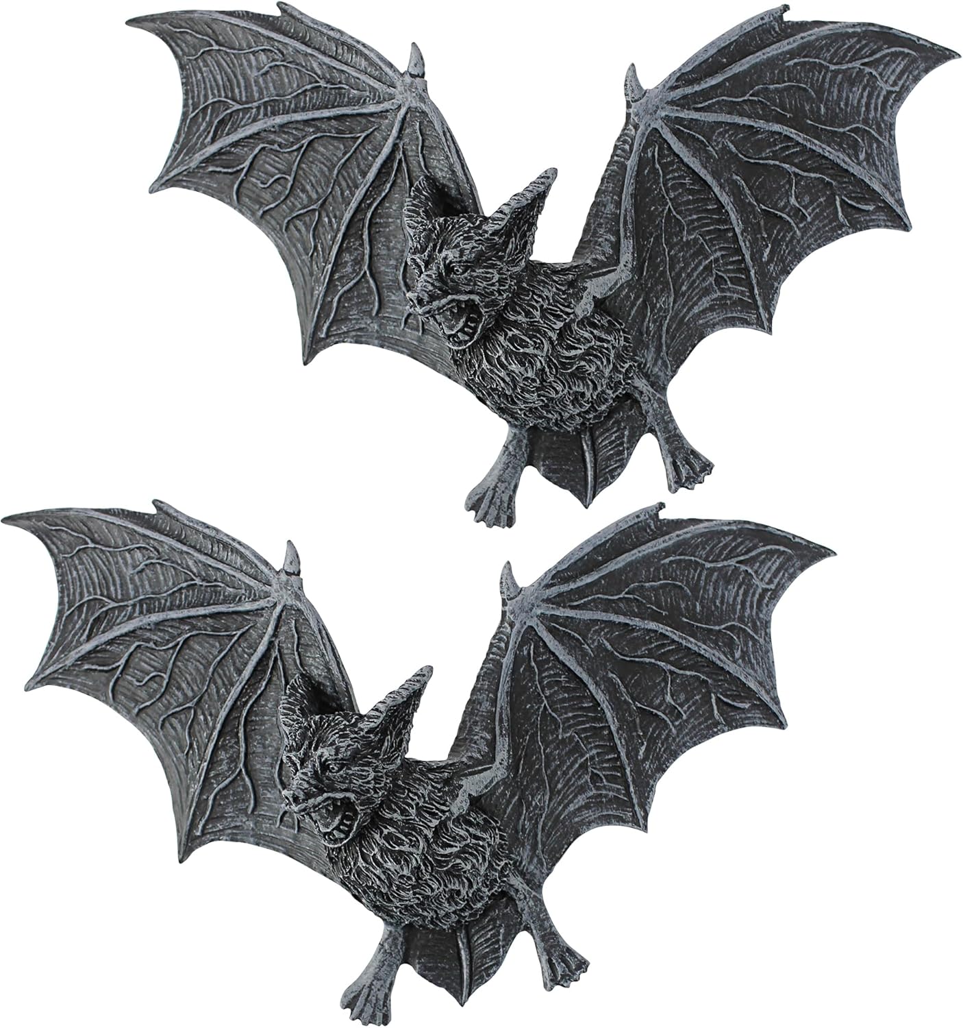 Design Toscano PD0054 the Vampire Bats of Castle Barbarosa Wall Sculptures - Set of 2-0