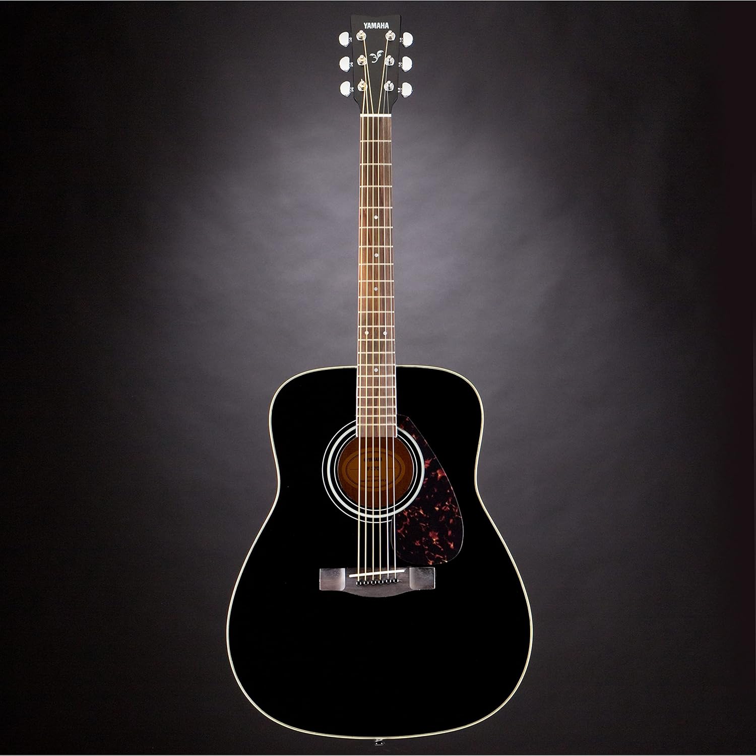 Yamaha F370 Full Size Steel String Acoustic Guitar - Traditional Western Body - Classic Black-1