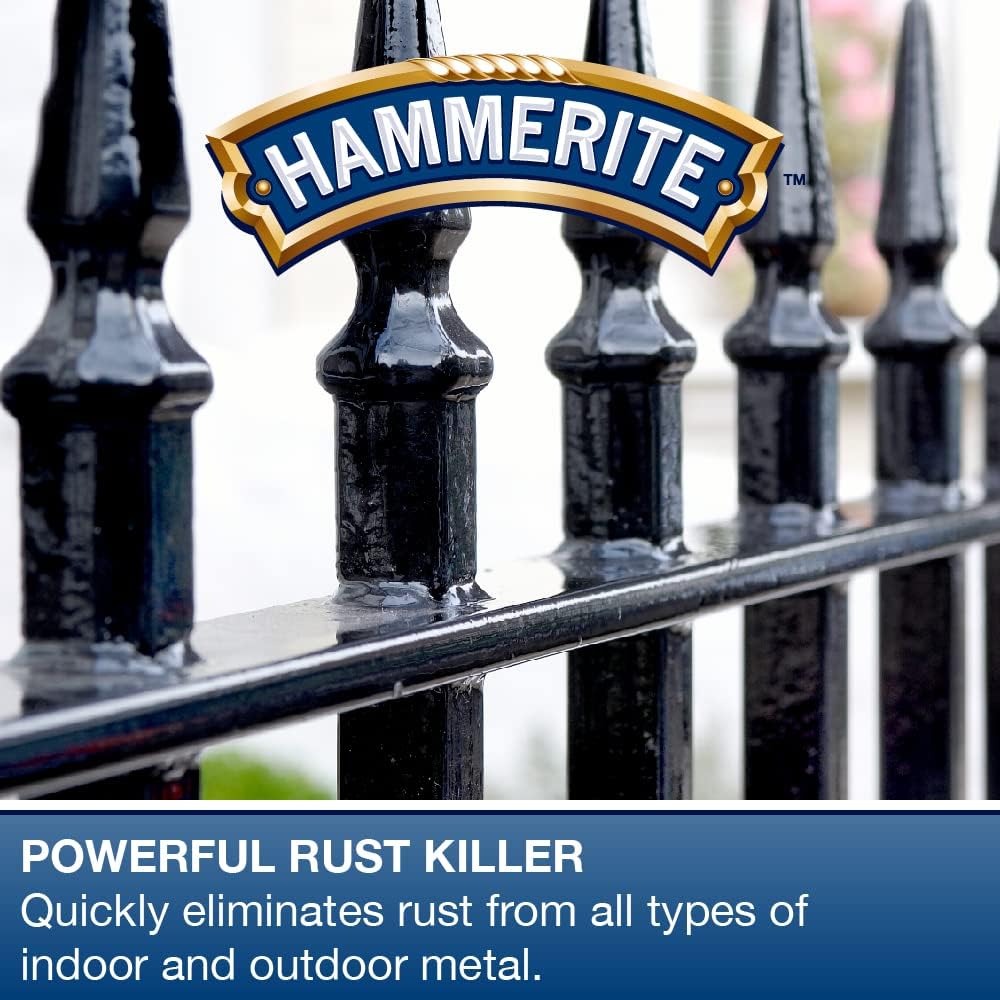 Hammerite Kurust Rust Remover for Metal. Rust Treatment and Rust Converter for Metal Interior and Exterior to Remove Brown Spots - 90ml-1