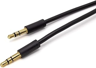 Akord 3 m 3.5 mm to 3.5 mm gold plated stereo jack to jack lead cable