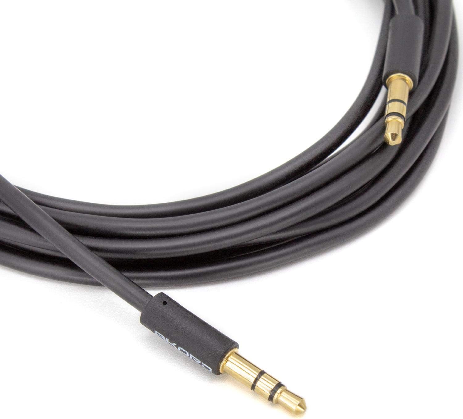 Akord 3 m 3.5 mm to 3.5 mm gold plated stereo jack to jack lead cable-1