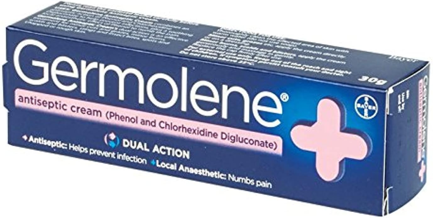 GERMOLENE Antiseptic Cream with Local Anaesthetic 30g-0