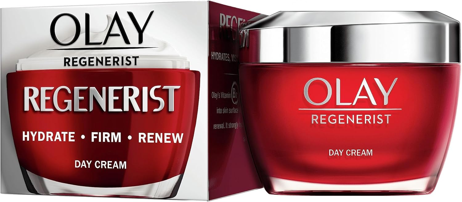 Olay Regenerist 3 Point Firming Anti Ageing Cream Moisturiser for Firm Skin, 50 ml-3