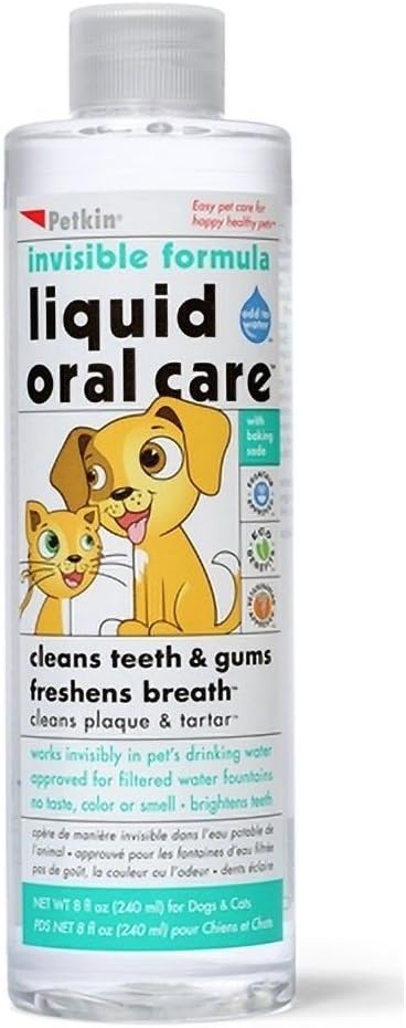 Petkin Pet Liquid Oral Care, 8-Ounce Bottle (Pack of 6)-0