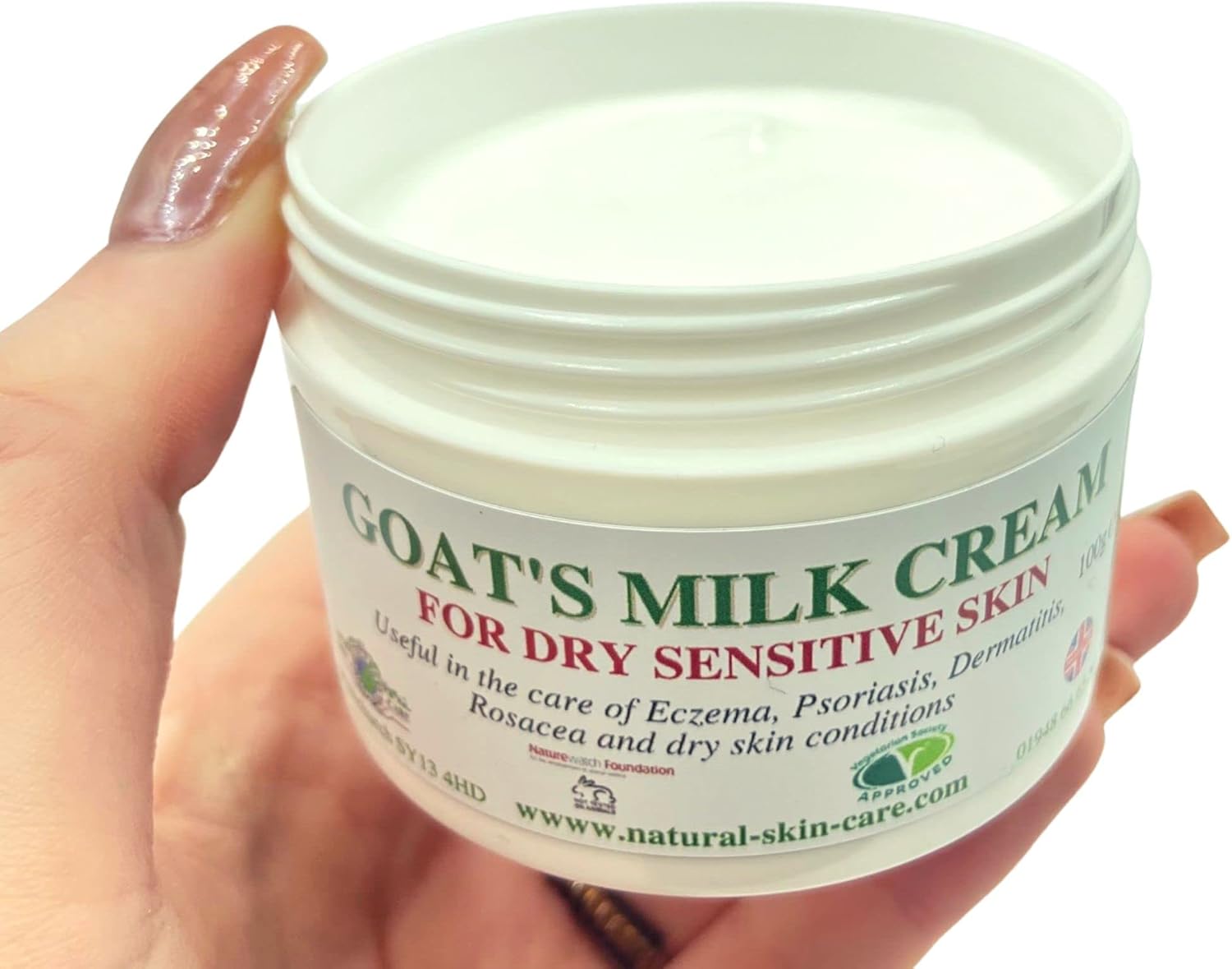 Goat's Milk Moisturising Cream 100g Psoriasis Eczema Dry Skin Dermatitis-2