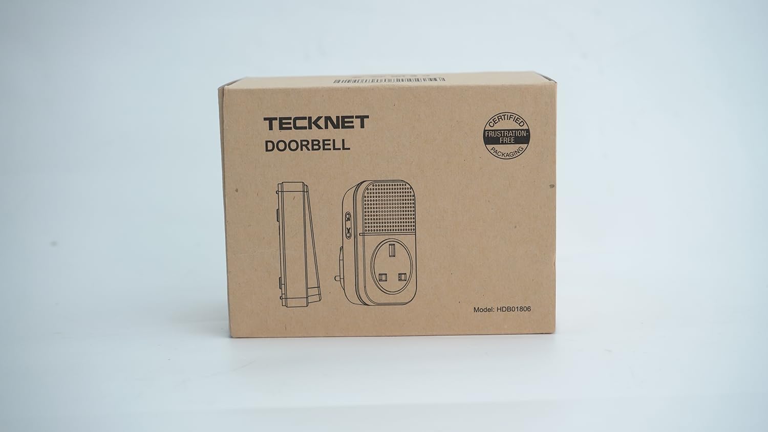 TECKNET Wireless Doorbell, No Battery Required Self-Powered Door Bell Plug in Waterproof IP65 Cordless Doorbell Chime Kits at 1300ft Range with 60 Chimes, 5-Level Volume with LED Light-7