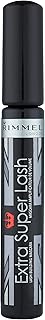 RIMMEL LONDON - Extra Super Lash Building Mascara - Defines, Lengthen & Curl Lashes - With Hydrogel For Healthy Looking Finish - Enriched With Vitamin E - No Clumping - 101 Black Black