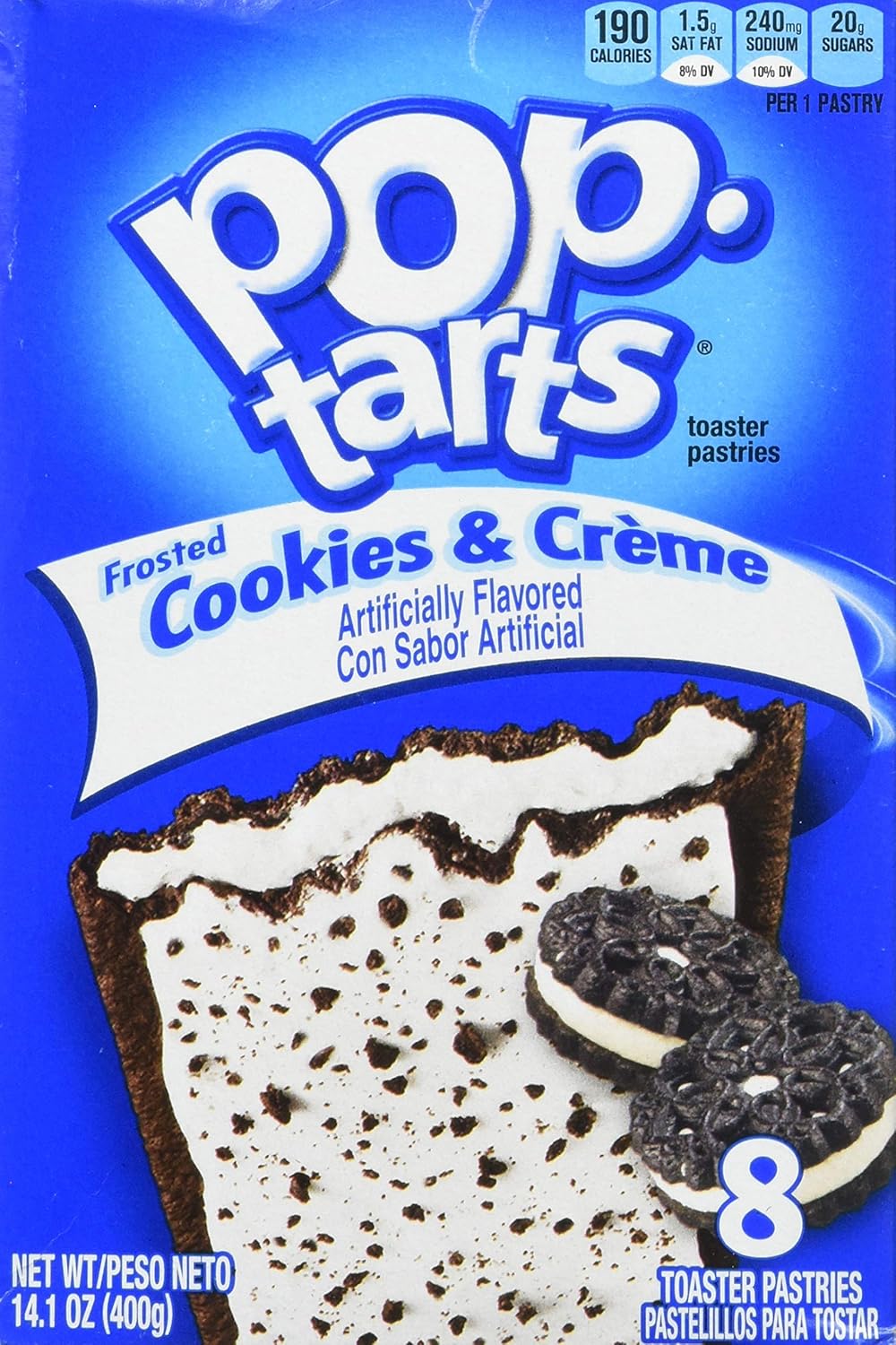 Kelloggs Pop Tarts Cookies & Cream 400g-0