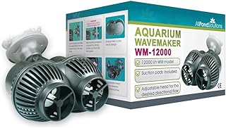 allpondsolutions Aquarium Marine Wave Maker Fish Tank Powerhead Circulation Pump 12000L/H - Powerful Clip on Glass Suction Attachment