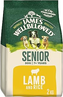 James Wellbeloved Senior Lamb & Rice 2 kg Bag, Hypoallergenic Dry Dog Food