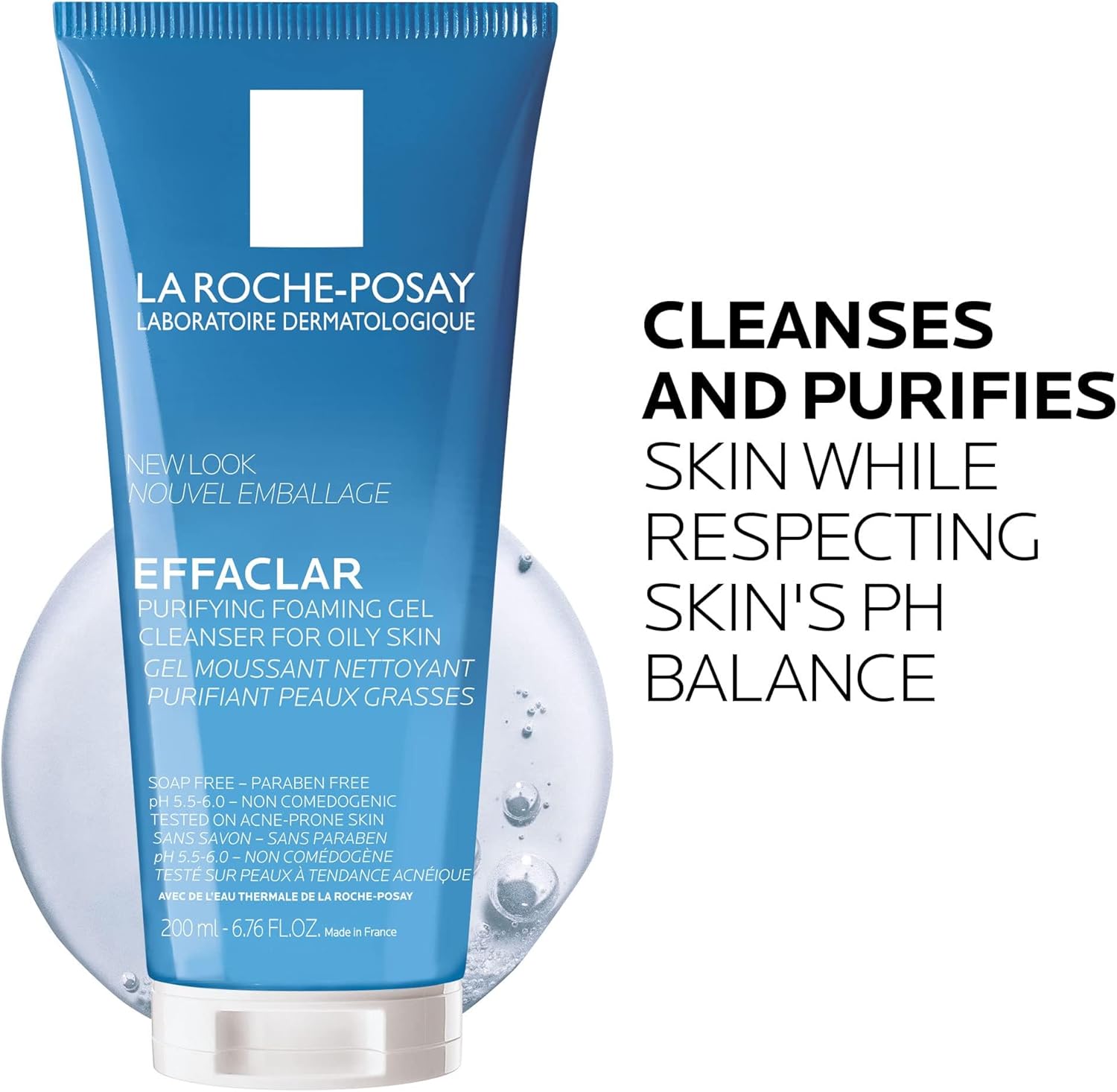 La Roche Posay Effaclar Mousse Cleansing Gel -6.76 Fl Oz.-3