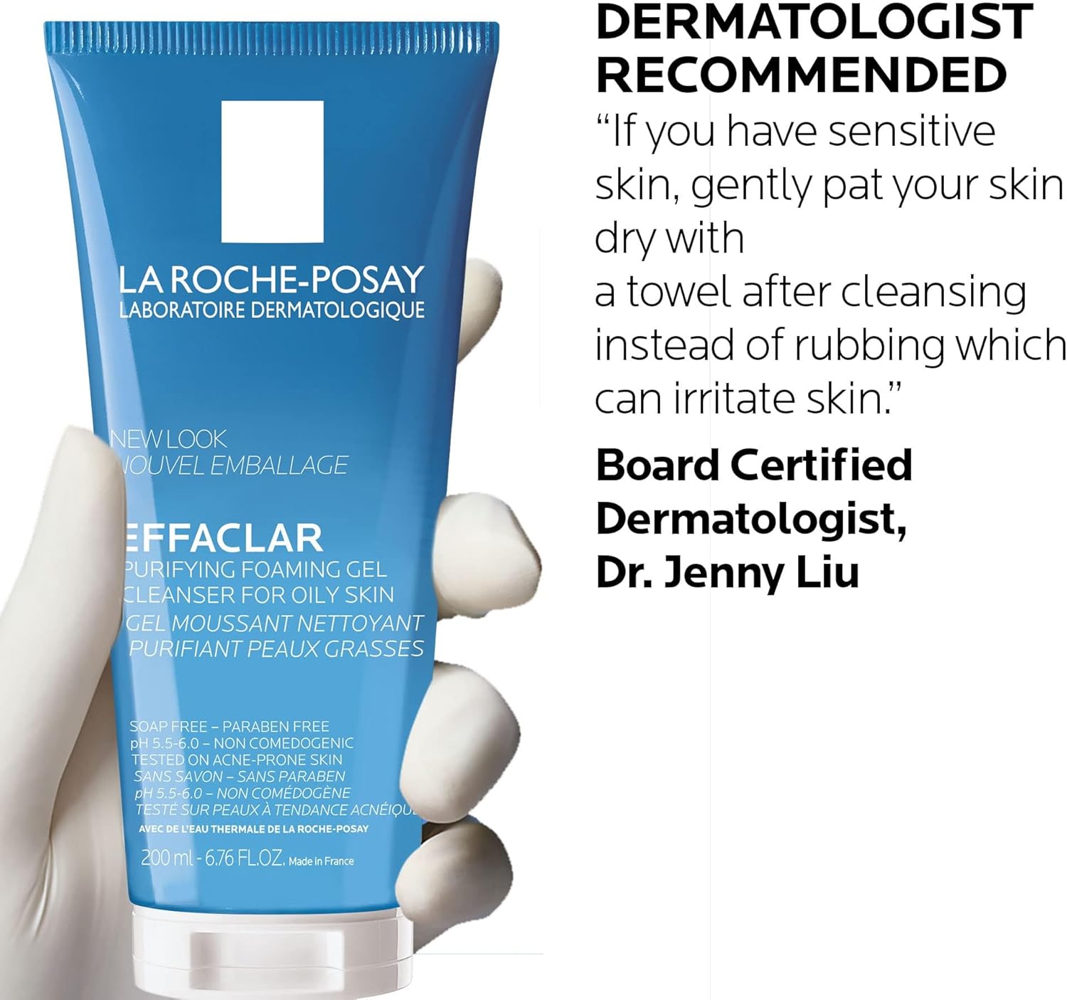 La Roche Posay Effaclar Mousse Cleansing Gel -6.76 Fl Oz.-5