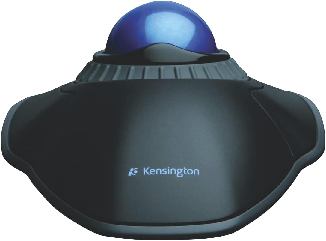 Kensington Orbit Mouse - Wired Ergonomic TrackBall Mouse for PC, Mac and Windows with Scroll Ring, Ambidextrous Design and Optical Tracking - Blue (K72337EU)-6