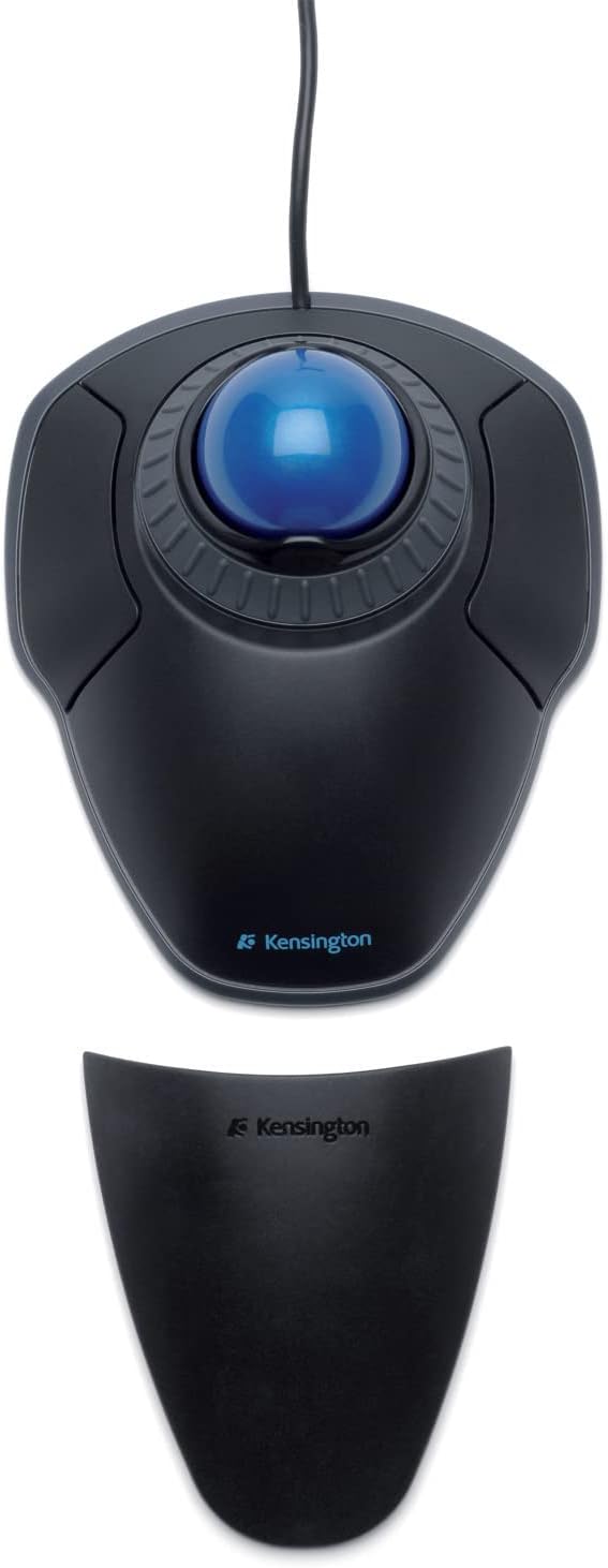 Kensington Orbit Mouse - Wired Ergonomic TrackBall Mouse for PC, Mac and Windows with Scroll Ring, Ambidextrous Design and Optical Tracking - Blue (K72337EU)-7