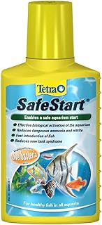 Tetra SafeStart Aquarium Starter - with live nitrifying bacteria, allows the rapid introduction of fish in an aquarium, 100 ml bottle.