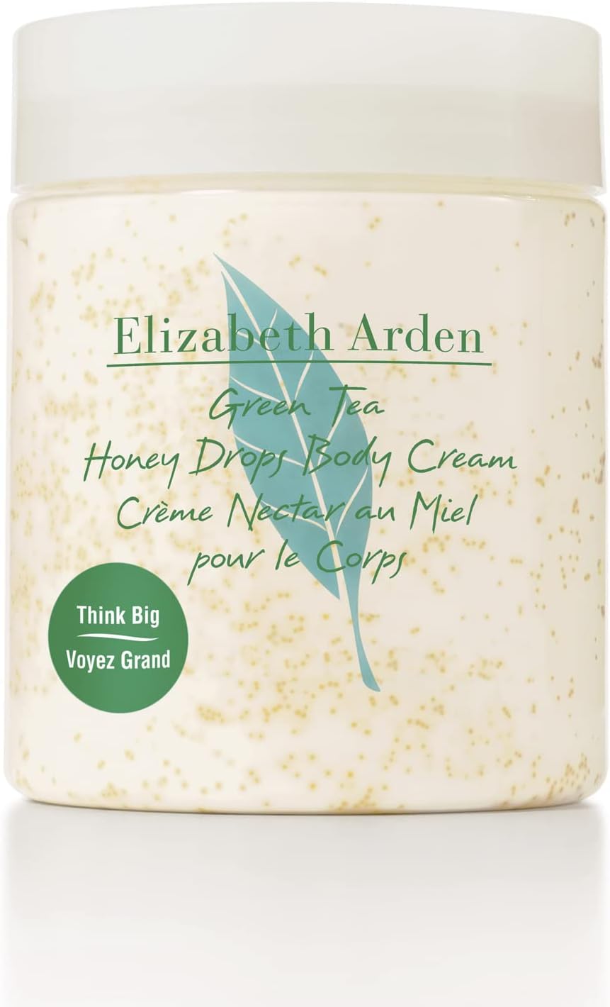 Elizabeth Arden Green Tea Honey Drops Body Cream, 500ml, Nourishing Body Moisturiser, Infused with Honey & Green Tea Extracts, Calms & Conditions Dry Skin-0