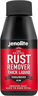 JENOLITE Rust Remover Thick Liquid | 150g | Non-Drip Formula | Fast Acting Thixotropic Rust Remover For Metal | Removes Rust Back To Bare Metal | Suitable For Use On Vertical Surfaces