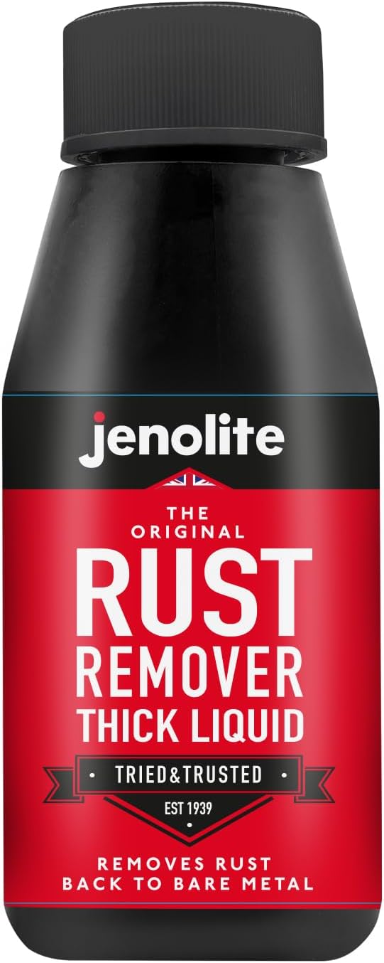 JENOLITE Rust Remover Thick Liquid | 150g | Non-Drip Formula | Fast Acting Thixotropic Rust Remover For Metal | Removes Rust Back To Bare Metal | Suitable For Use On Vertical Surfaces-0