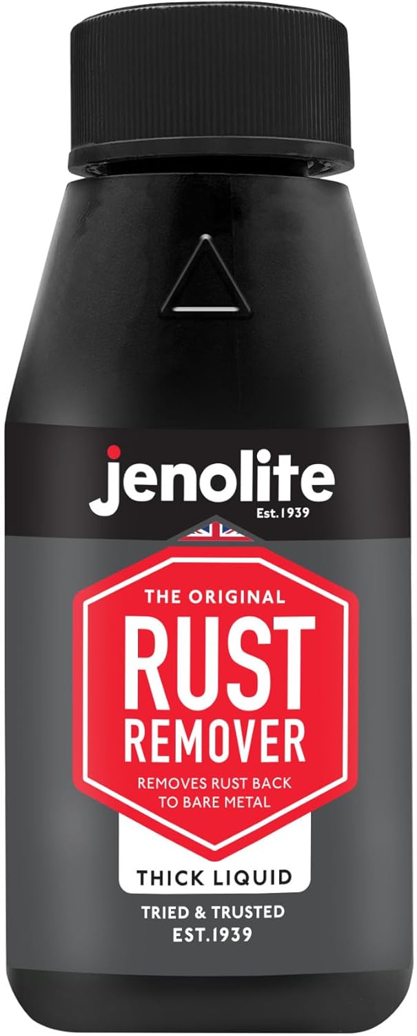 JENOLITE Rust Remover Thick Liquid | 150g | Non-Drip Formula | Fast Acting Thixotropic Rust Remover For Metal | Removes Rust Back To Bare Metal | Suitable For Use On Vertical Surfaces-1