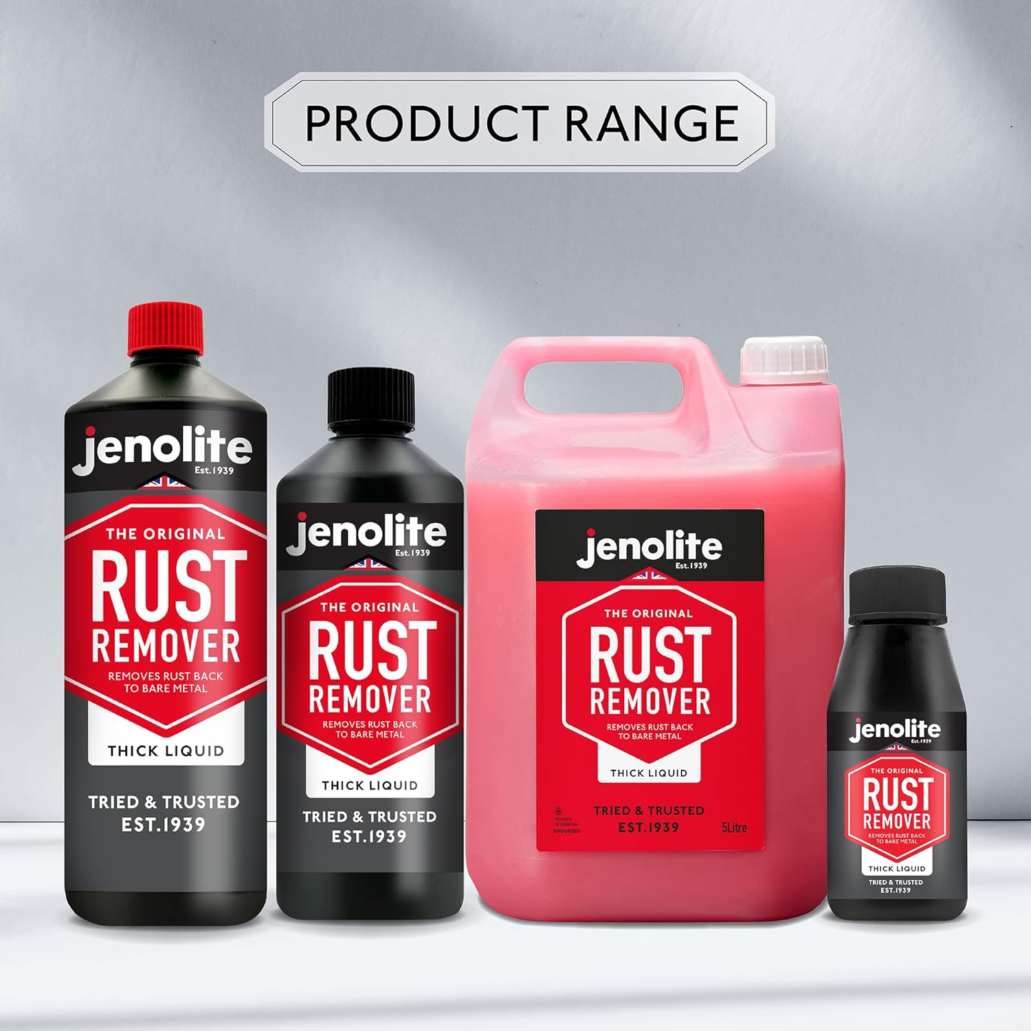 JENOLITE Rust Remover Thick Liquid | 150g | Non-Drip Formula | Fast Acting Thixotropic Rust Remover For Metal | Removes Rust Back To Bare Metal | Suitable For Use On Vertical Surfaces-8