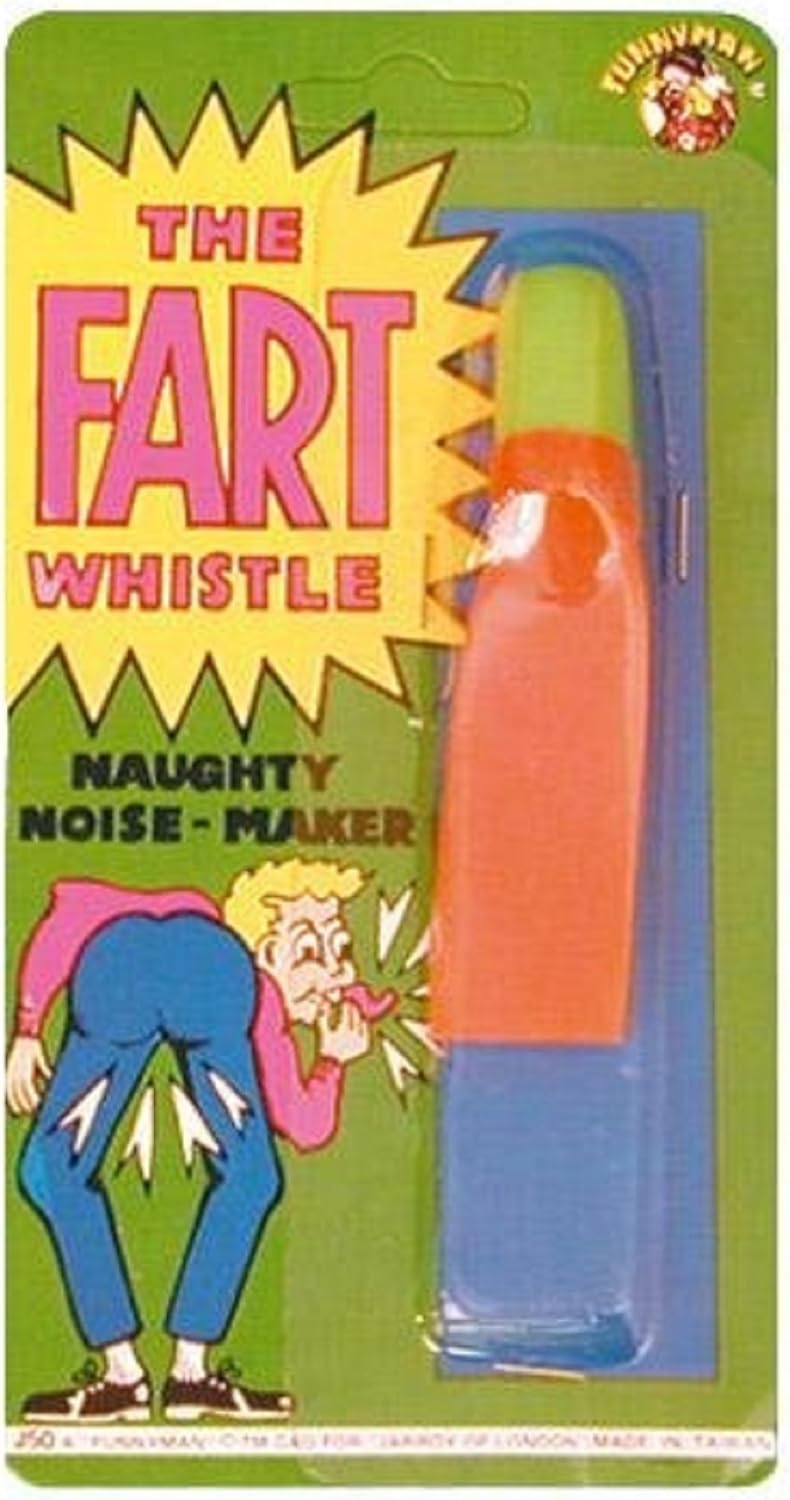 Red & Blue Fart Whistle, 1 Pc. - Fun & Hilarious Novelty Toy, Perfect Accessory for Parties, Festivals, Pranks, & Gag Gift-0