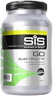 Science In Sport GO Electrolyte Powder Energy Drinks, High Carbohydrates and Sodium, Lemon and Lime Flavour, 32 Servings Per 1.6kg