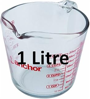 Anchor Hocking Measuring Jug, 1.0 Litre Tempered Glass