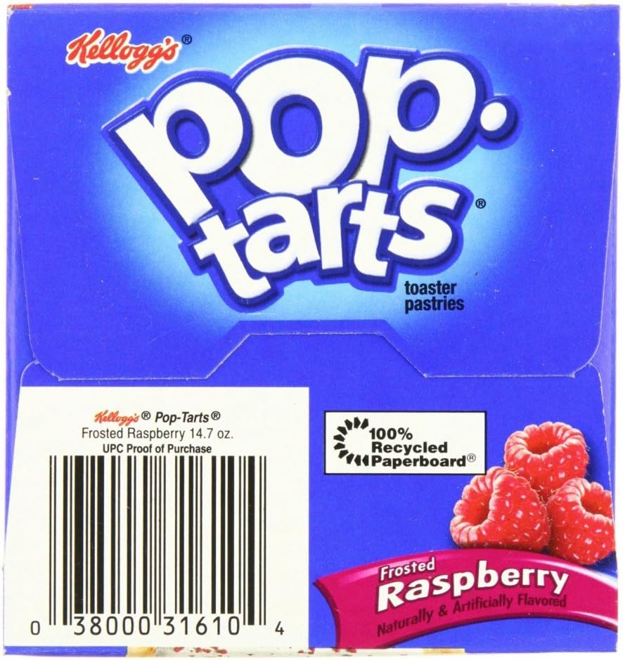 Kelloggs Frosted Raspberry Pop Tarts 416g-4