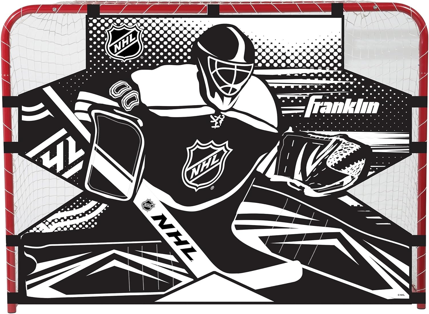 Franklin Sports NHL Hockey Goalie Shooting Target - Hockey Goal Practice Target - Street Hockey Net Goalie Target-0