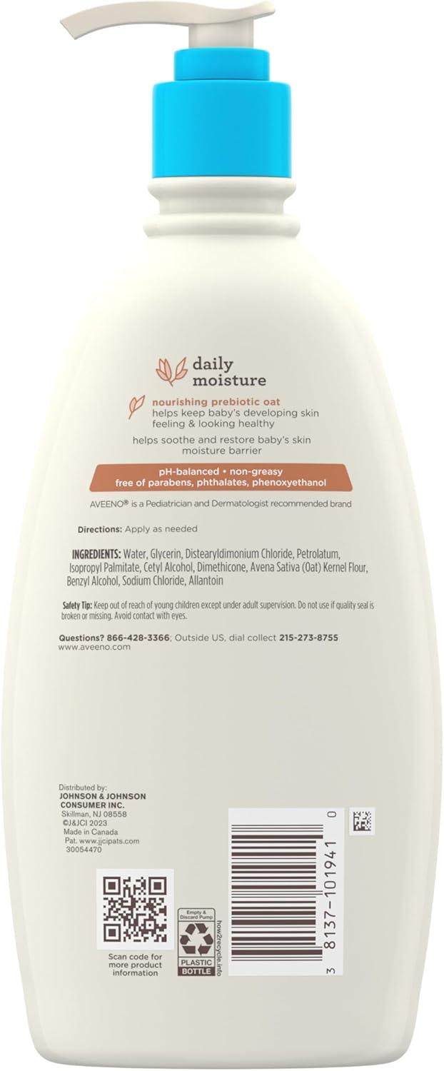 Aveeno Baby Daily Moisture Lotion 18 Fl.Oz.[532 ml]-6