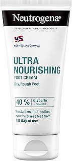 Neutrogena Norwegian Formula Ultra Nourishing Foot Cream for Dry Skin (1x 100ml), Intensely Moisturising Foot Cream Enriched with Glycerin, Relieving and Repairing Lotion for Dry Feet